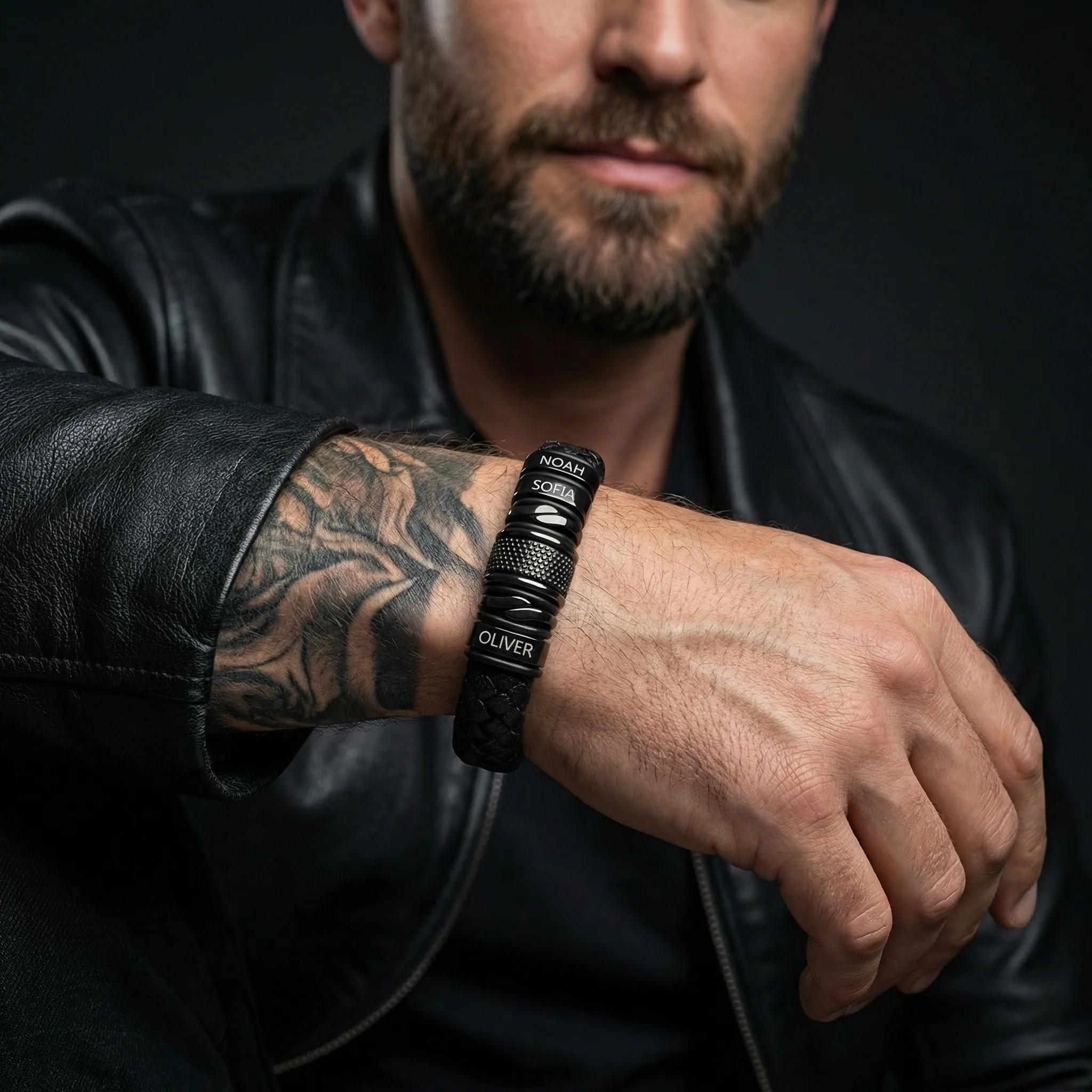Bracelet: Black - Image 4