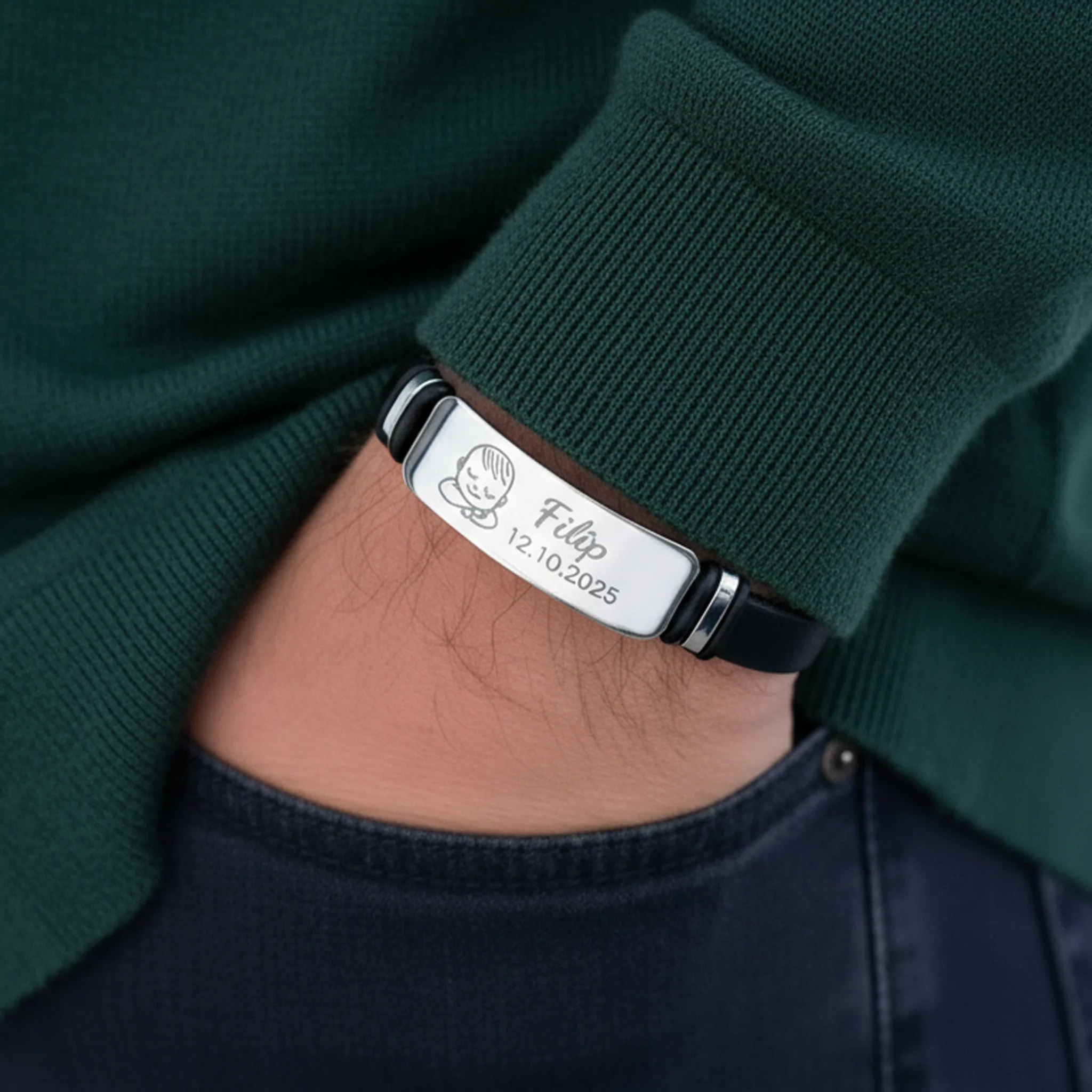Bracelet: Happy Dad - Image 3