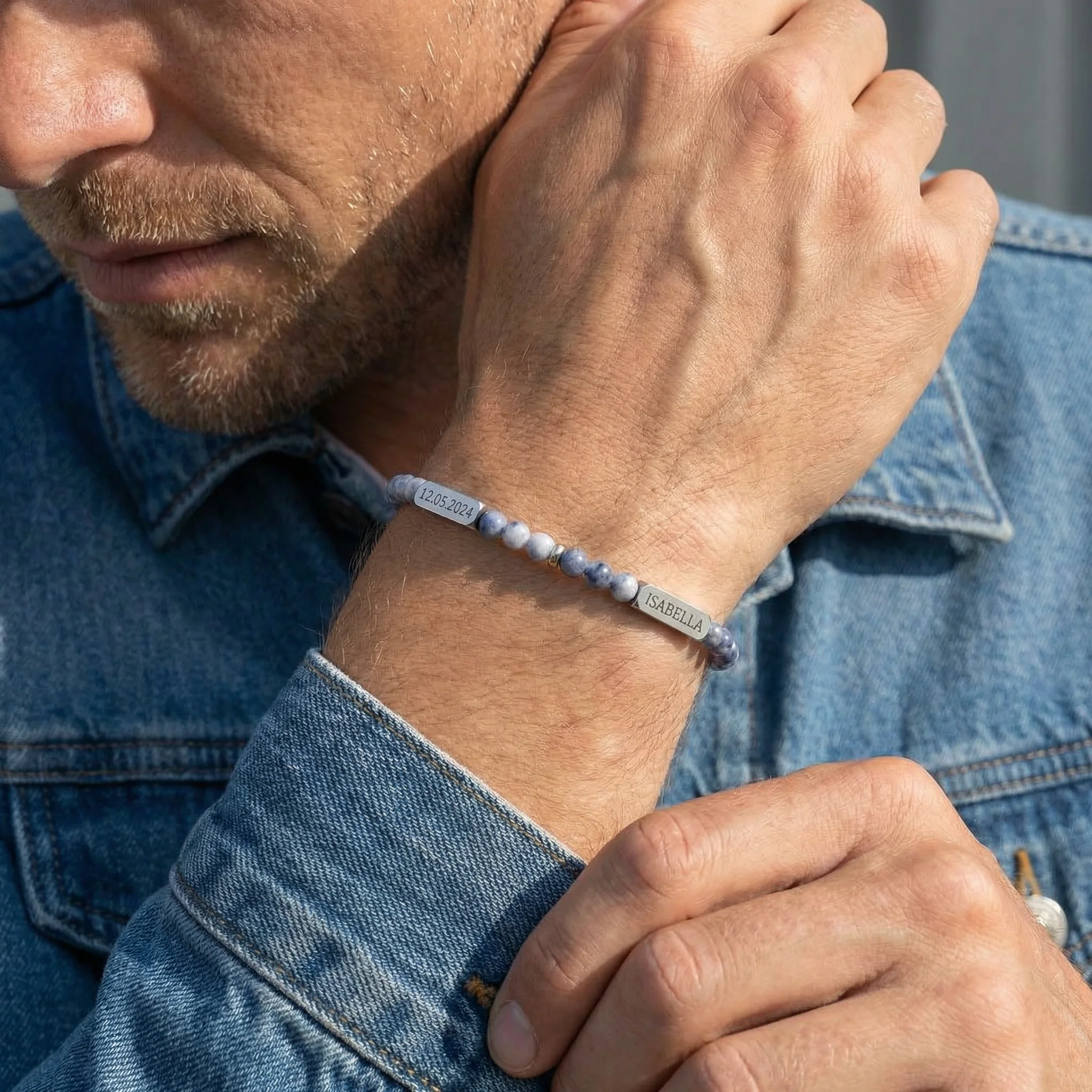 Bracelet: Tribute [Blue Sodalite] - Image 3
