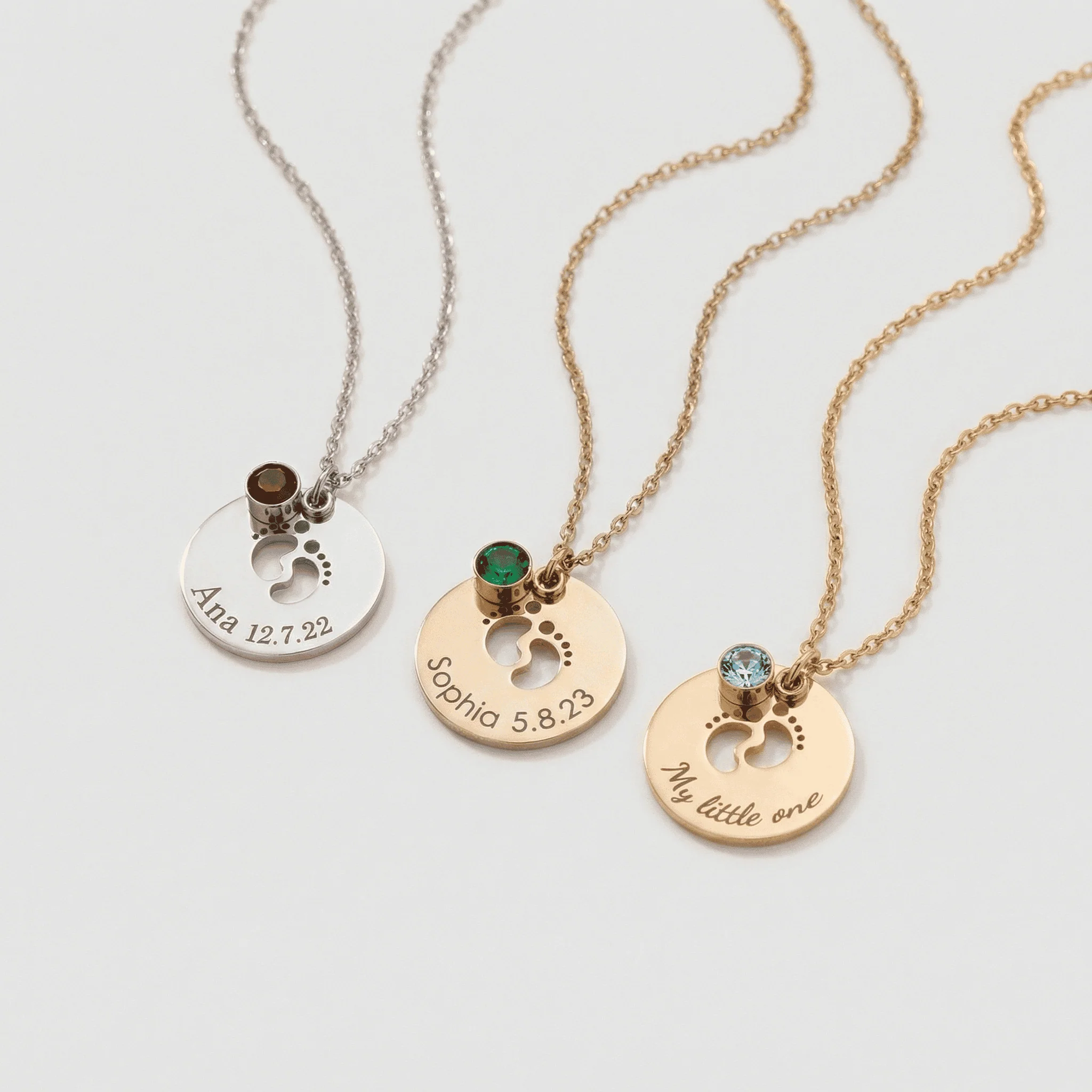 Necklace: Baby Feet