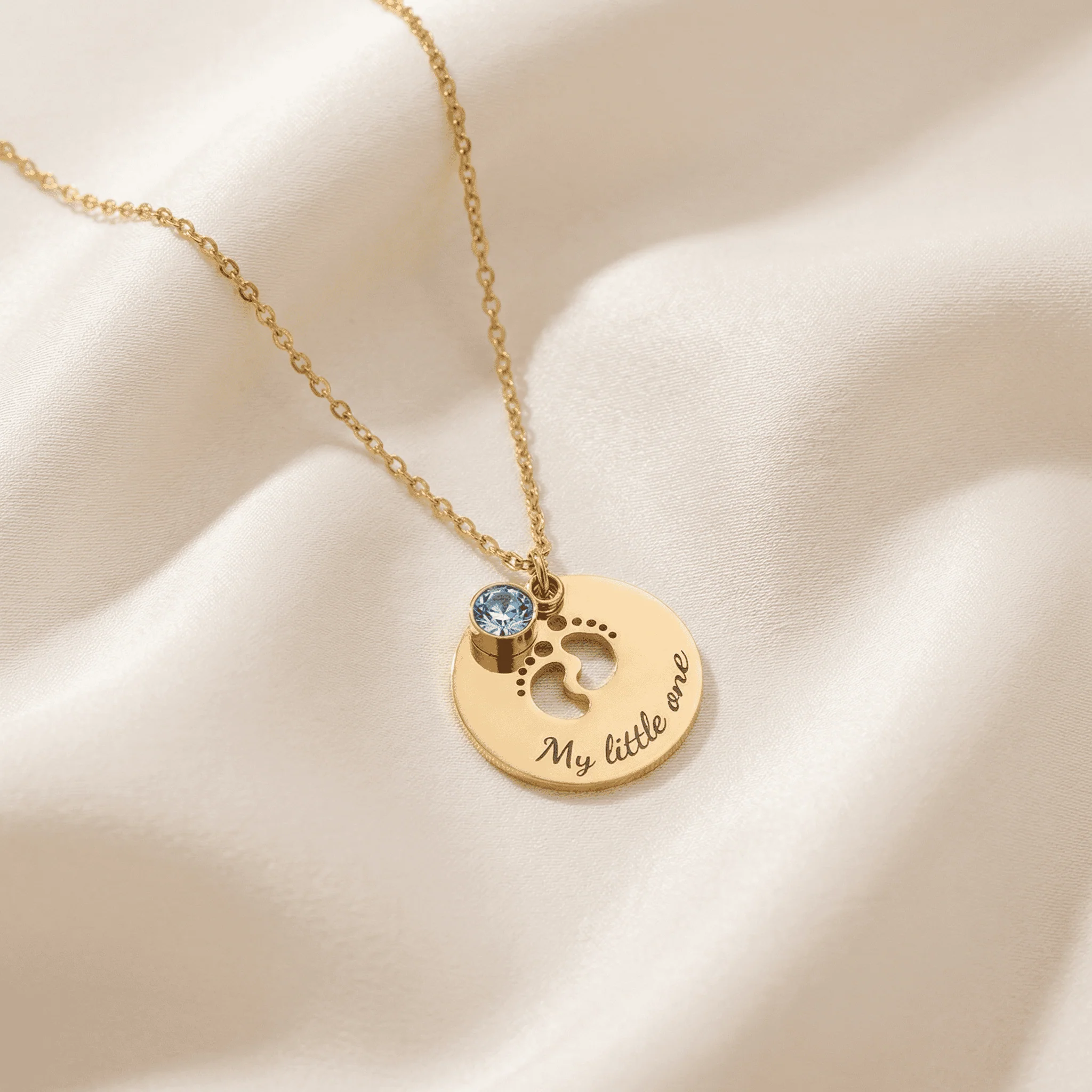 Necklace: Baby Feet - Image 4