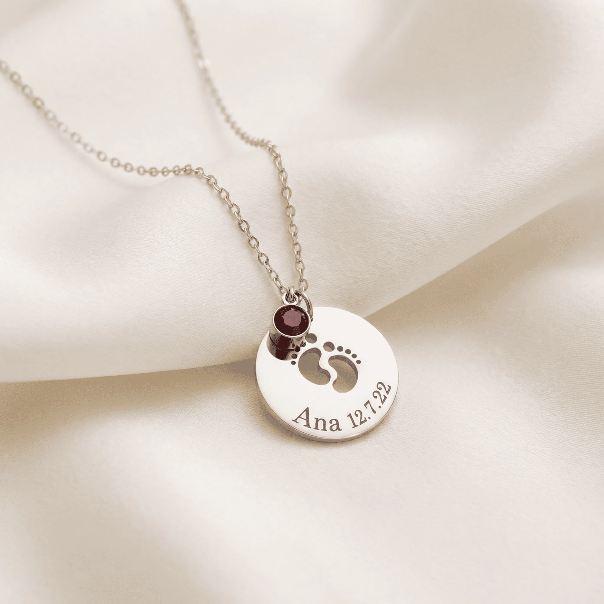 Necklace: Baby Feet - Image 5