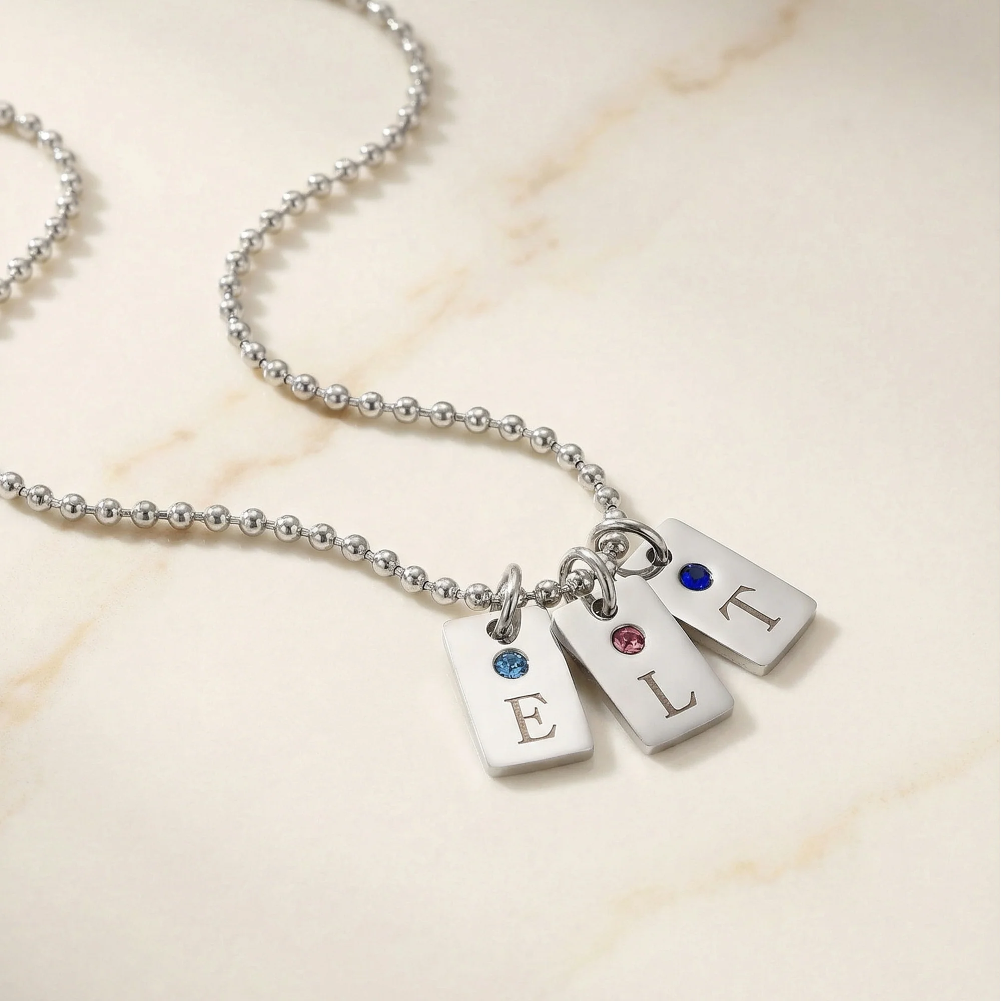 Necklace: Birthstone Tag - Image 5