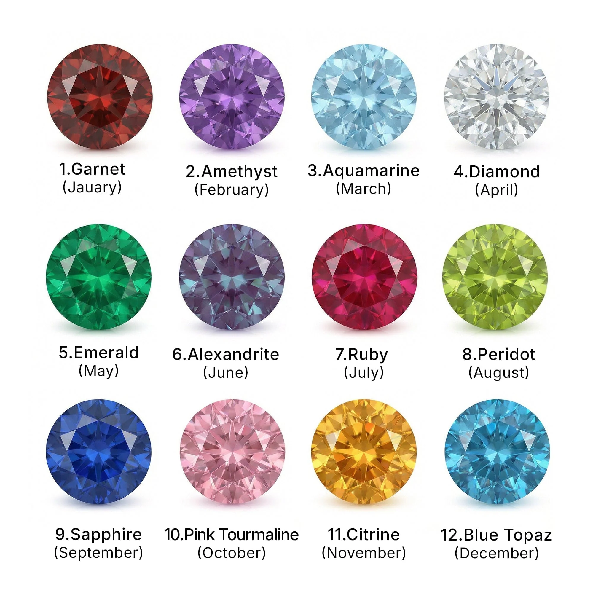 Necklace: Birthstone Tag - Image 9
