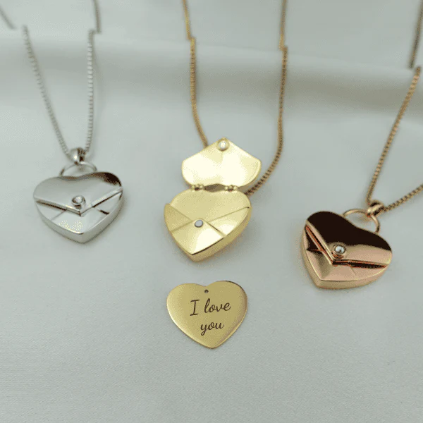 Necklace: Heart Message - Image 2