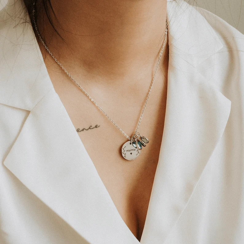 Necklace: Mama Birthstone - Image 3