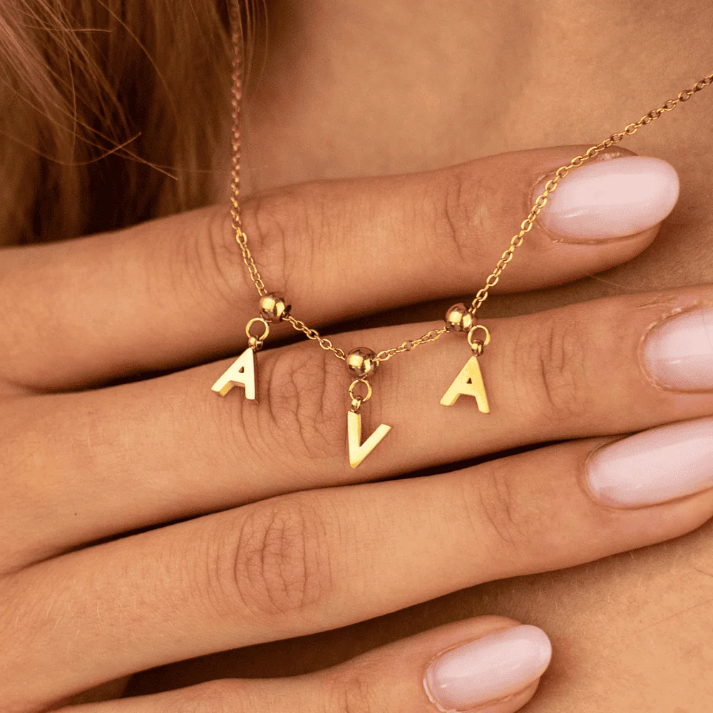 Necklace: Name Letters - Image 2
