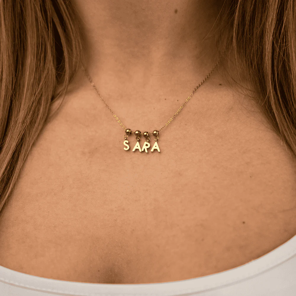 Necklace: Name Letters - Image 3
