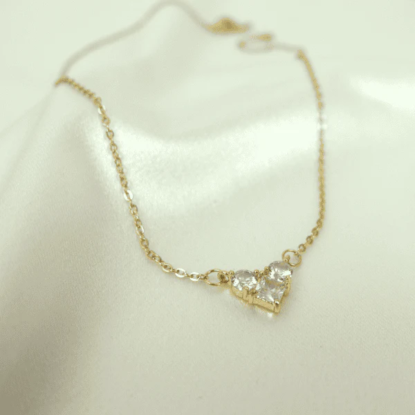 Necklace: Crystal Heart - Image 2
